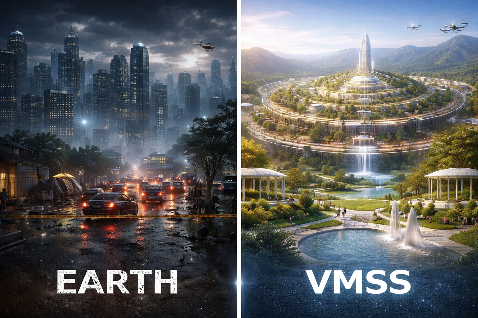 Earth vs. VMSS — civilizational comparison