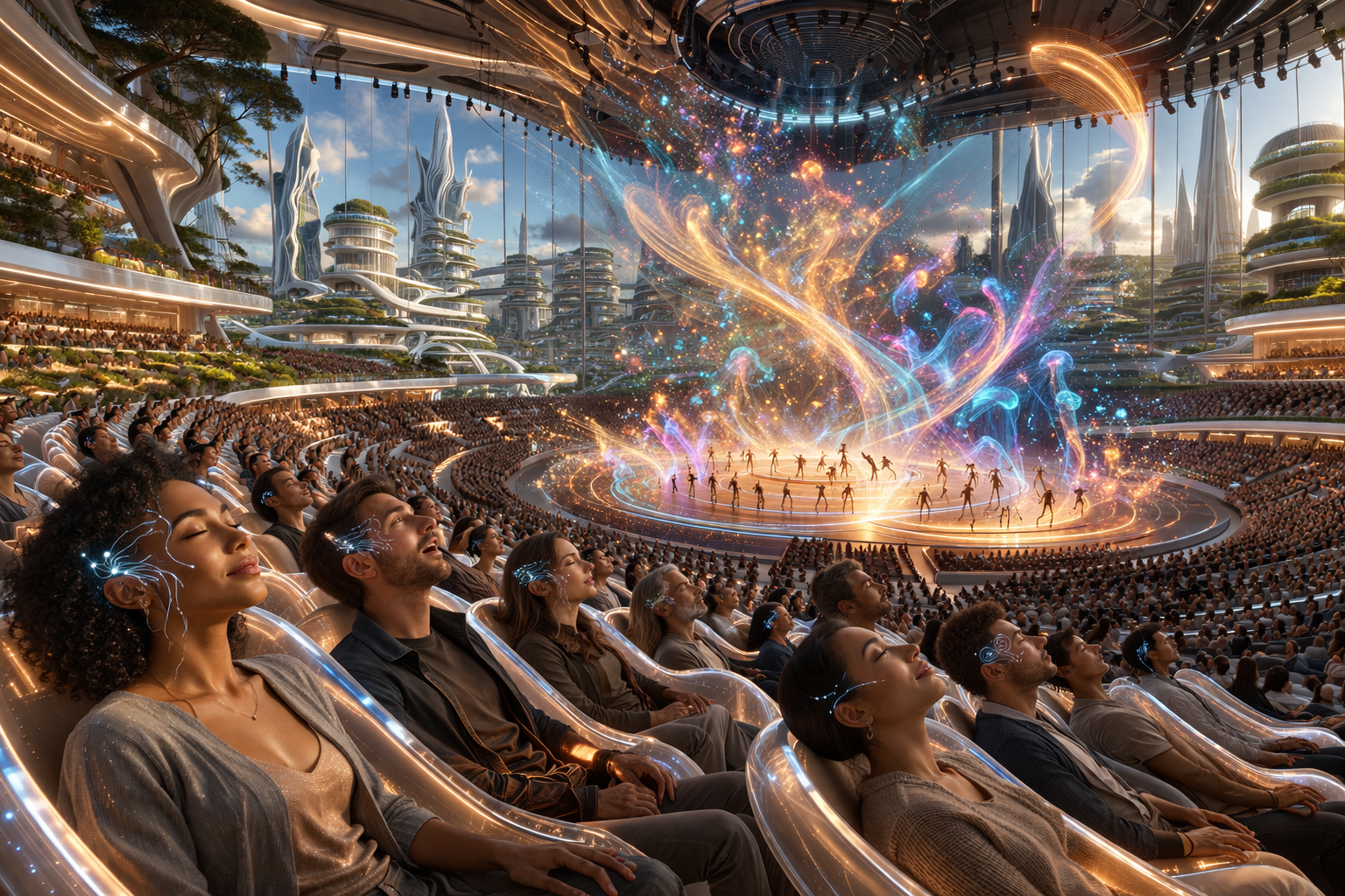 VMSS entertainment and sensory culture — ImmersionTube, neural diving sports, sensory art