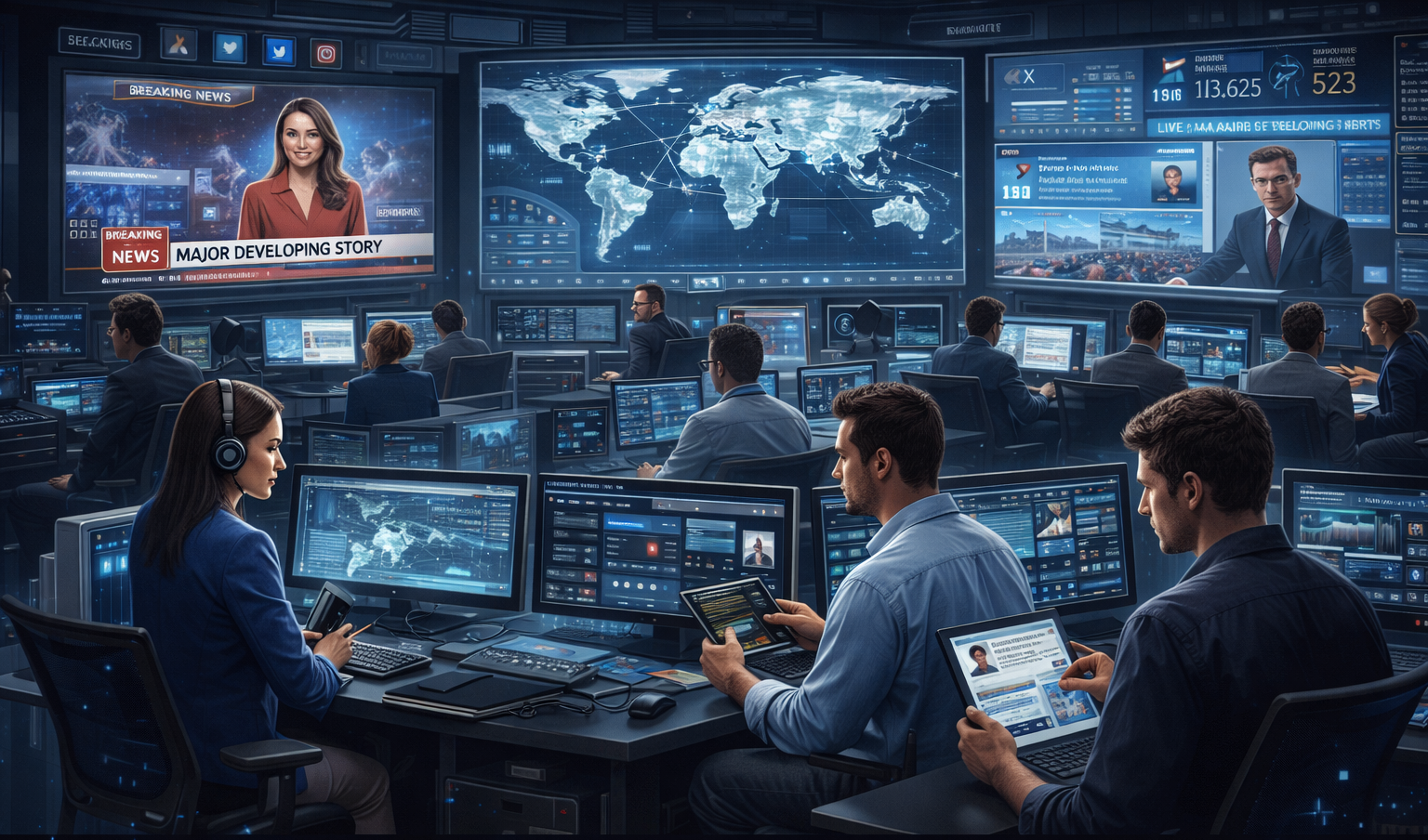 VMSS information and media landscape — free flow of data